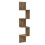 Hanah Home Estantería de Pared Walnut